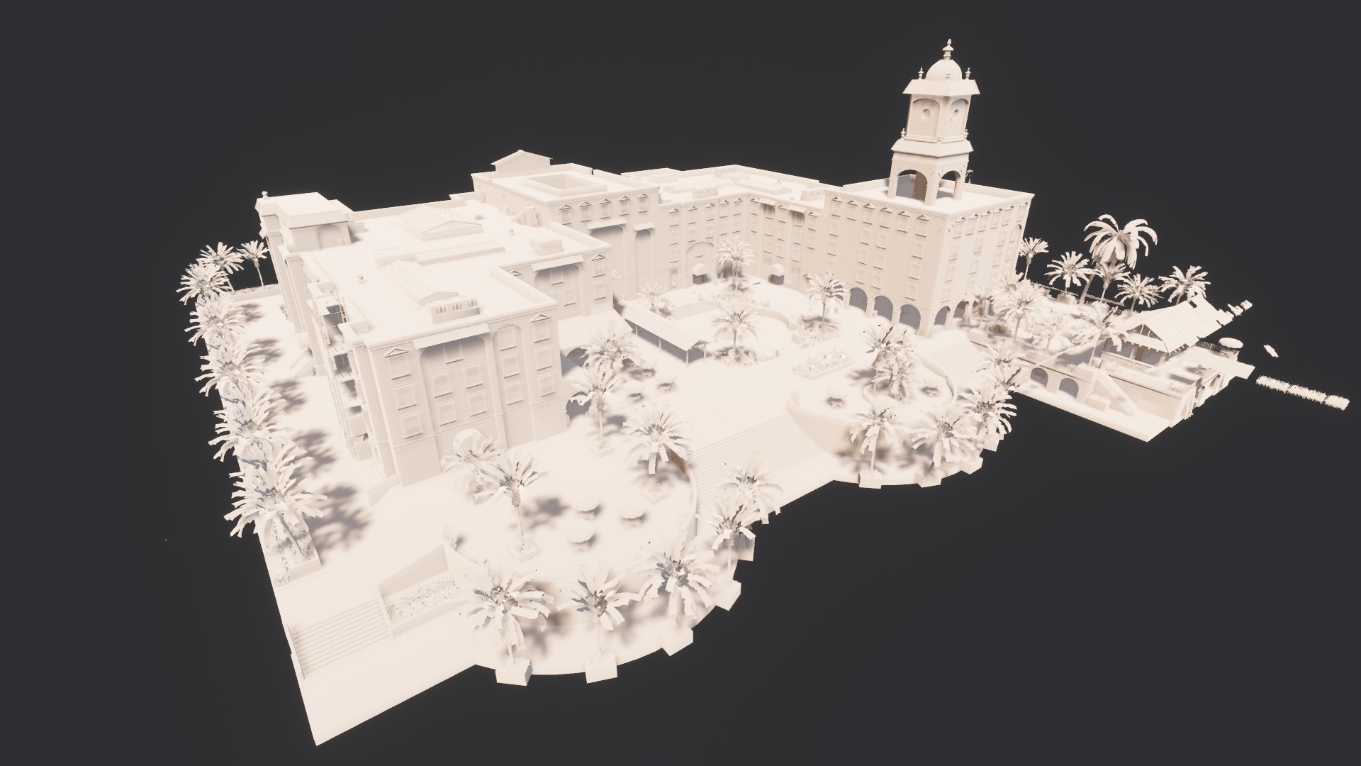 Caldera scene rendered in Bevy